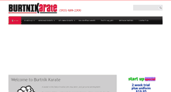 Desktop Screenshot of burtnikkarate.com